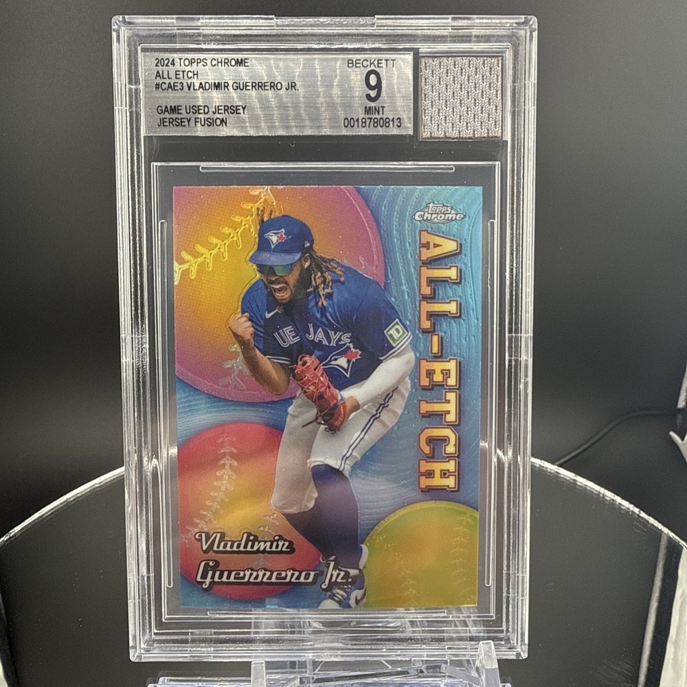2024 Topps Chrome‎ Logo fractor AllEtch Vladimir Guerrero Jr. BGS 9